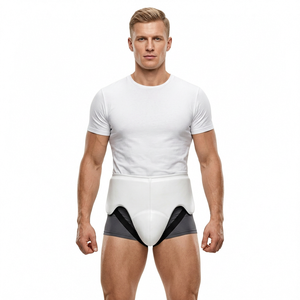 Protector Inguinal Blanco, Cinturón de Soporte Inguinal, Protector de Hernia Extraíble para Entrenamiento de Boxeo y Artes Marciales - Product Image 4