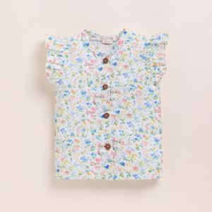 Premium Quality Organic Muslin Jabla Set Spring Floral Print Baby Clothing - Product Image 2