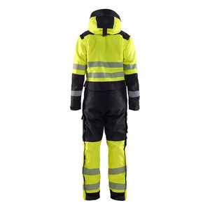 Combinaison de travail industrielle confortable et réfléchissante, imperméable, conforme à la norme ANSI Classe 2, avec éclairage LED pour la sécurité routière et la lutte contre les incendies, à prix abordable - Product Image 2