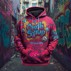 เสื้อฮู้ดกราฟิกแบบยูนิเซ็กซ์ ผ้าฝ้ายฟลีซ สวมหัว สไตล์โอเวอร์ไซส์ สตรีทแวร์ลำลอง แจ็คเก็ตมีฮู้ด พิมพ์ลายตลก รับสกรีนโลโก้ - Product Image 5