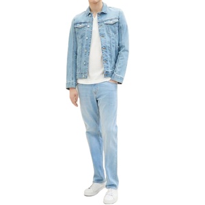 Latest Design Stylish Fashionable <b>Men</b> <b>Denim</b> <b>Jacket</b> 100% Cotton Coated Stand Eco-Friendly Comfortable High Street Style Wholesale - Product Image 5