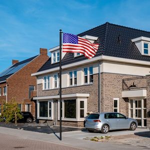 Kit Asta Portabandiera Sezionale in Alluminio da 20FT, Extra Spessa, per Montaggio a Terra, Resistente, Nera, con Bandiera USA 5x3 - Product Image 6