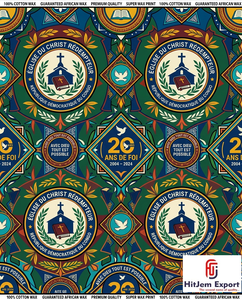 Premium Customized African Wax Print Fabric Supplier Church Anniversary Celebration Event Uniform Manufacturer - Product Image 6