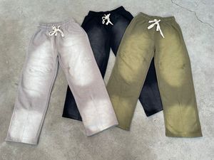Custom Men's Cotton Sweatpants <b>Elastic</b> <b>Waist</b> Drawstring Casual Joggers Breathable Knitted Pants Autumn Style <b>Trousers</b> - Product Image 1
