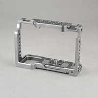 Cage de caméra en aluminium sur mesure selon dessin, usinage CNC, pour rig vidéo, accessoires pour appareils photo reflex numériques et hybrides