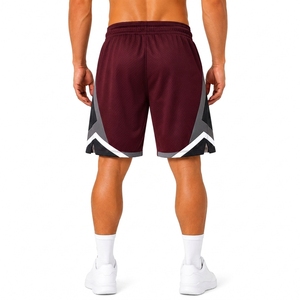 Professional Athletic Mesh Running Shorts Breathable Workout Fitness Sports Training Shorts OEM ODM Private <b>Label</b> Manufacturing - Product Image 2