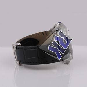 Reloj de Lujo Personalizado con Incrustaciones de Moissanita, Estilo Pavé Completo con Diamantes - Product Image 4