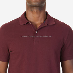 Nouveaux polos personnalisés de couleur unie respirants faciles à porter pour hommes vente en gros de polos décontractés unis de haute qualité pour hommes - Product Image 6