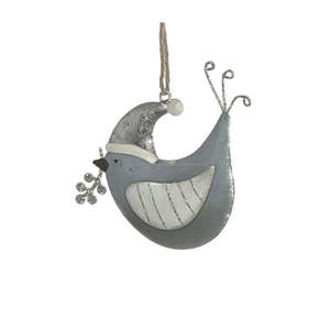 Hoja de hierro Adorno de Navidad Adorno colgante de jardín Artesanía de metal Decoración de árbol Adornos para el hogar y el jardín - Product Image 4