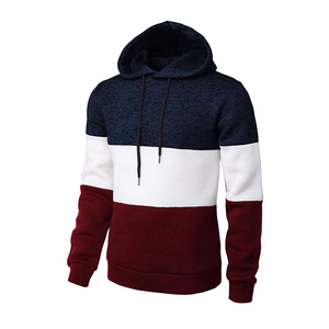เสื้อฮู้ดดี้ผู้ชายสีเมลตี้ ทรงปกติ สีพื้น สไตล์ลำลอง ผ้าฝ้าย 100% กำลังฮิตปี 2026 - Product Image 2