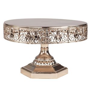 Elegante Soporte Metálico para Pastel de Boda, para Decoración de Mesa de Postres, con Base Resistente y Acabado Elegante - Product Image 5