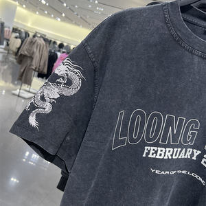 เสื้อยืดแขนสั้นผู้หญิงพรีเมียมทรงพอดีตัว ผ้าฝ้ายคุณภาพสูง พิมพ์ลายสวยงาม เนื้อผ้าหลวมสบาย ลดราคาสุดฮอตช่วงซัมเมอร์ - Product Image 4