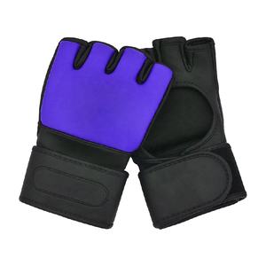Mitaines de combat personnalisées en cuir à demi-doigts pour grappling, boxe et MMA, service OEM - Product Image 5