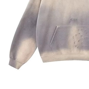 เสื้อฮู้ดดี้วินเทจผู้ชายคุณภาพสูง ล้างสีแบบ Stone Acid Wash พร้อมโลโก้สั่งทำ ขายดีสำหรับฤดูหนาว ราคาสมเหตุสมผล เสื้อฮู้ดดี้ล้างสีแบบ Acid Wash - Product Image 6