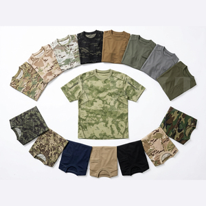 เสื้อยืดโอเวอร์ไซส์ลายพรางแบบเบาสบายสำหรับผู้ชาย แขนสั้น คอกลม สไตล์สตรีทแวร์ ดีไซน์ทำเก่า พรีเมียมคุณภาพใหม่ - Product Image 1