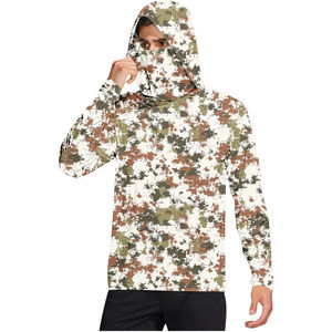 Fabricante OEM ODM, Sudadera con Capucha de Camuflaje Vintage Personalizada, Impresión y Bordado, Chaqueta de Camuflaje, Sudadera de Caza para Hombre - Product Image 4