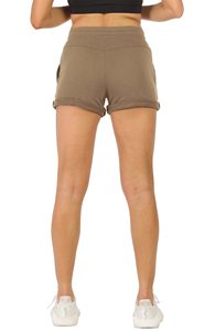 Shorts de sport pour femmes de qualité supérieure, shorts de course en coton, logo personnalisé OEM - Product Image 2