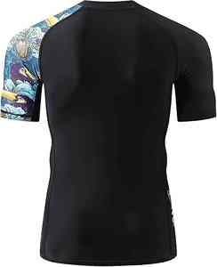Chemises de compression pour hommes, écologiques, pour la gym et le fitness, en polyester et coton, séchage rapide, respirantes, manches longues, tailles et couleurs personnalisables - Product Image 6