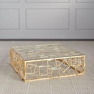 Silver metal legs style living room furniture round modern Decorative Home Decor Modern Metal Side <b>Table</b> - Product Image 1