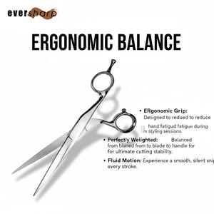 Tijeras de Peluquería Japonesas de Acero Inoxidable para Diestros - Punta Afilada, No Plegables, Hechas en Taiwán - Product Image 5