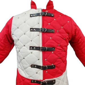 Armadura de Caballero Histórico, Gambeson Medieval, Abrigo de Algodón, Chaqueta Larga y Acolchada de Akteon, Ropa de Reenactamiento Vikingo - Product Image 2