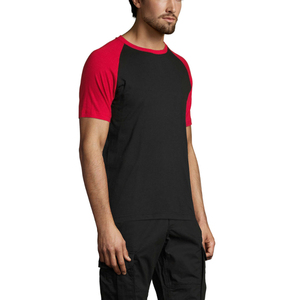 Wholesale Premium Men's <b>Raglan</b> Sleeves <b>T</b>-<b>Shirts</b> 100% Cotton Sportswear Solid 260g Custom Logo Durable Quick Dry Eco-Friendly - Product Image 4