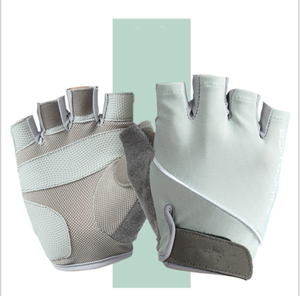Guantes de Ciclismo sin Dedos con Acolchado de Espuma Antichoque, Protección UV, Palma Antideslizante para Bicicletas, Deportes y Actividades al Aire Libre - Product Image 1