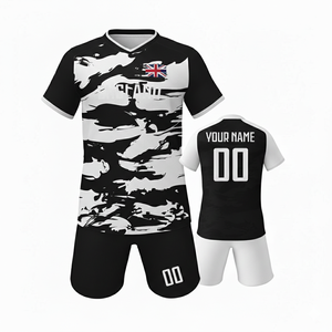 Maillot de football en tissu extensible 4 directions pour une mobilité accrue, ensemble de maillots de football personnalisés sublimés de haute qualité - Product Image 2