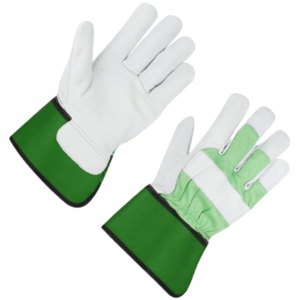 Gants de travail en cuir de vachette grainé haute performance, doux, confortables et à texture lisse, pour le jardinage domestique - Product Image 5