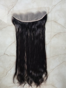 ผมแท้ธรรมชาติอินเดียแบบตรง 13x6 HD Lace Frontal - Product Image 1