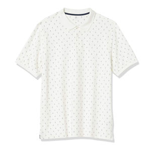 Nouveau design 2026 – Polo Oxford blanc à manches courtes pour homme, imprimé ancre, teint uni, prix de gros, excellente qualité, style streetwear - Product Image 1