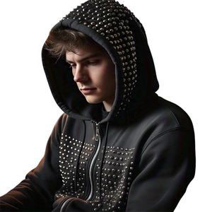 เสื้อฮู้ดซักกรดสำหรับผู้ชายเสื้อผ้าแนวสตรีทแวร์ผ้าฝ้ายพิมพ์ลายกราฟิกแบบ Y2K 100% คุณภาพสูงโอเวอร์ไซส์ - Product Image 1