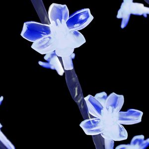 4 ft luce blu fiori di ciliegio albero di natale con led 128 per decorazioni Festive - Product Image 6