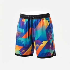 Factory Direct Bulk Order <b>Men's</b> Sports Shorts Full Dye Sublimation Fitness Training Activewear Custom Logo - Product Image 1
