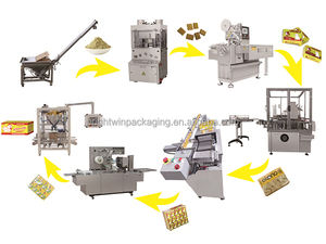 Ligne de production automatique de bouillon de poulet, machine de fabrication de cubes d'assaisonnement, ligne d'emballage pour la fabrication de <span class=keywords><strong>soupes</strong></span> de bœuf, de crevettes et de poulet - Product Image 4