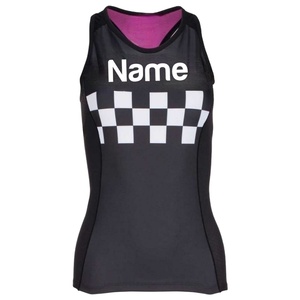 Women's Plus Size Scoop Neck Racerback Tank Top Wholesale Custom Hot Selling for Softball and Soccer Wear - Product Image 1