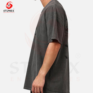 T-shirts tendance pour hommes en gros – Nouvelle collection, 100 % coton de qualité supérieure, coupe oversize, meilleur prix - Product Image 5