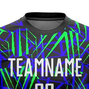 Vente en gros de nouveaux ensembles de maillots de football pour hommes de haute qualité, 100% polyester, anti-UV, style vintage, noms d'équipe personnalisés, Fifth Gear - Product Image 5