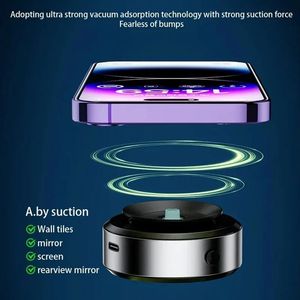 Staffa di bordo con supporto aspiratore ad assorbimento sottovuoto per telefono - Product Image 4