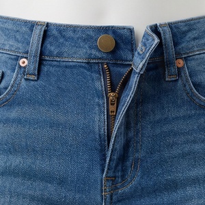 Shorts de mezclilla de cintura alta a la moda para mujer, pantalones vaqueros de algodón informales de verano, ropa de calle, moda femenina, color personalizado. - Product Image 4
