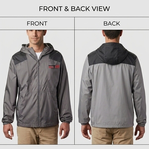 Men <b>Windbreaker</b> Jacket Lightweight Breathable Waterproof Windproof Outdoor Hooded Sports Running Hiking <b>Camping</b> Travel Jacket - Product Image 4