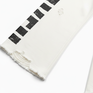 Pantalon de survêtement homme délavé à l'acide 100% coton, design personnalisé, jogger imprimé sérigraphié, streetwear vieilli, fournisseur de haute qualité - Product Image 4