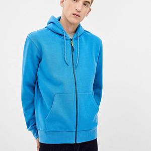 2026 Custom Made 100% Cotton Fleece <b>Men</b> Zipper Hoodies Pocket Design Breathable Lightweight Low MOQ Made Pakistan Shaheen Fit - Product Image 2