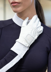 Gants d'équitation en cuir d'hiver de qualité supérieure, durables, avec logo personnalisé, ultra respirants, pour cavaliers professionnels, vente en gros. - Product Image 3