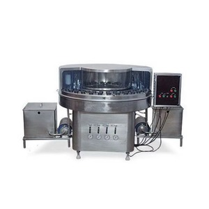 Most Selling Semi Automatic Rotary Bottle Cleaning <b>Machine</b> with Precision <b>Washing</b> System for Glass Bottles Plastic Container - Product Image 3
