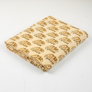Tela de algodón estampada a mano con diseño de elefantes para ropa infantil y decoración del hogar - Product Image 1