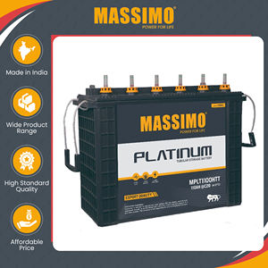 Experiencia Profunda en Fabricación, Calidad Garantizada, Batería de Plomo-Ácido Tubular de Alta Gama MASSIMO 110AH 12V de Origen Indio - Product Image 2
