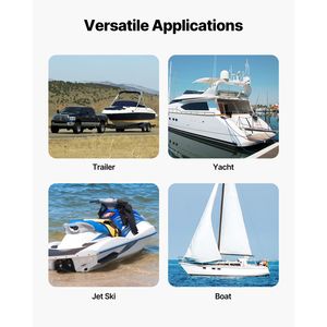 Set di 2 Cinghie di Fissaggio a Cricchetto Retrattili Resistenti 60x60 cm con Ganci a S con Blocco di Sicurezza per Fissaggio Sicuro - Prodotto di Qualità Premium - Product Image 3