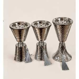 Quemador de Incienso Mabkhara de Metal Dorado, para Eid y Ramadán, Fragancia Árabe India para el Hogar, Ecológico, Hecho a Mano, de Latón de Alta Calidad - Product Image 6