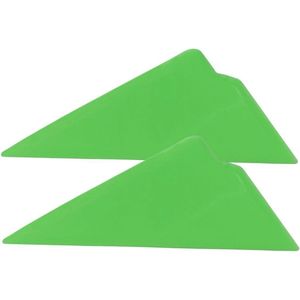 2 piezas Espátula de contorno triangular multiusos flexible y raspador de tarjetas, herramienta para ventanas de coche, para tintado de ventanas y vinilos para coches - Product Image 1